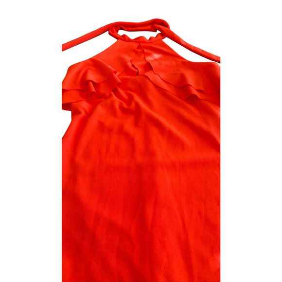 NWT BEBE COWL NECK HALTER MAXI DRESS SIZE 4 - Picture 2 of 8